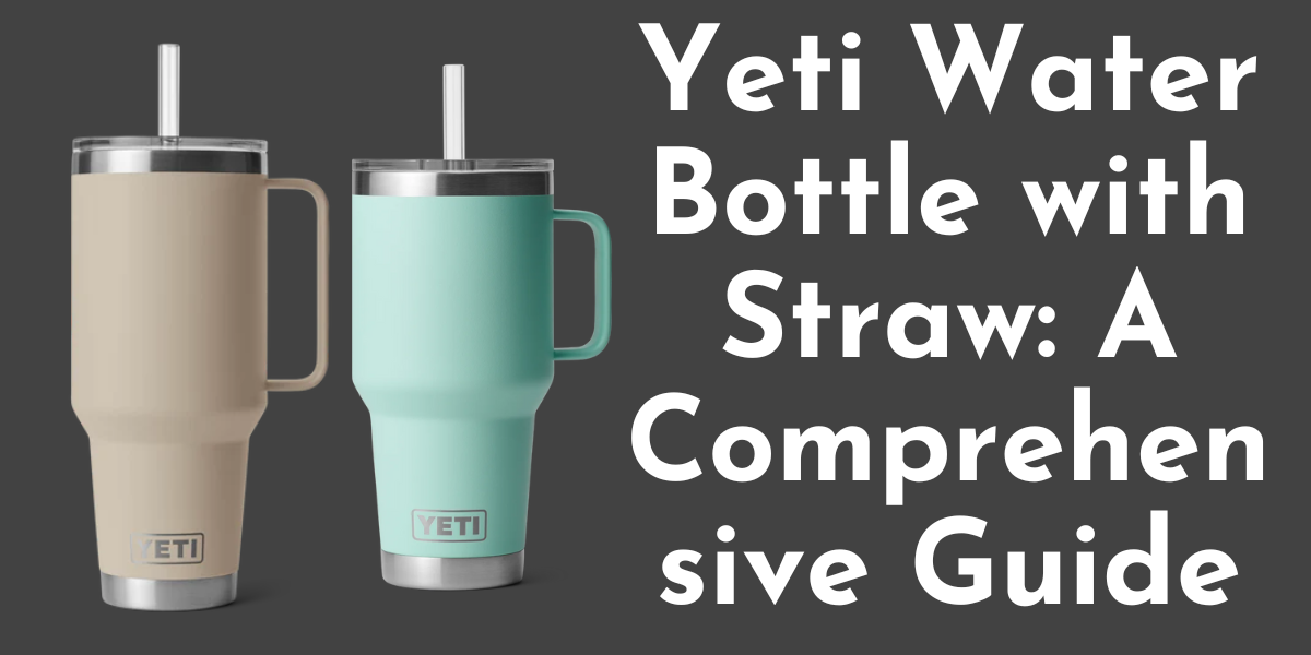 yeti Water Bottle with Straw